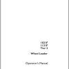 Case Wheel Loader 1021F 1121F Operators Manual 05.2014