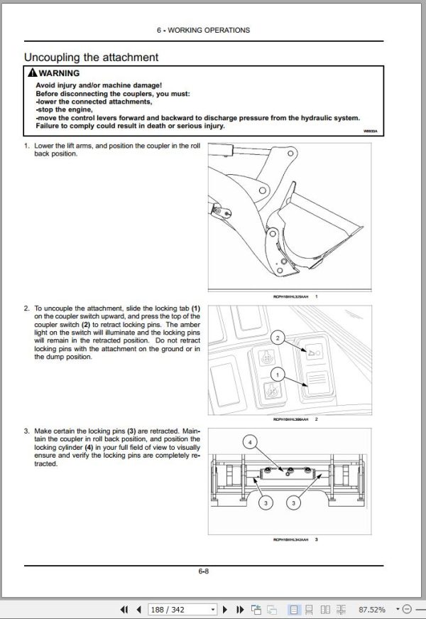Case Wheel Loader 521F Tier 2 Operators Manual 06.2014 1