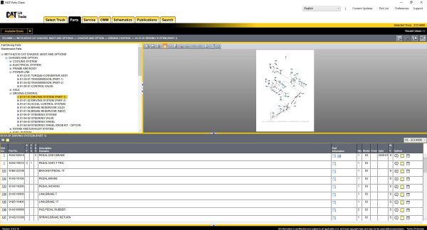Caterpillar Lift Trucks MCFS ASIA EPC 10.2022 Spare Parts Catalogue DVD 5