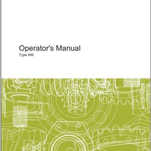 Claas Forage Harvester Jaguar 990 960 Terra Trac Type 499 Operator Manual