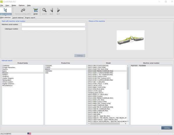 Claas Parts Doc 2.2 10.2022 Agricultural Updated 747 EPC Spare Parts Catalog DVD 2