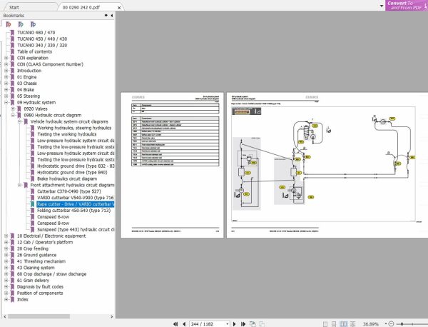 Claas TUCANO 480 430 340 320 Technical Systems EN 3