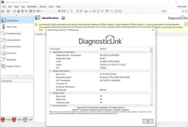 Detroit Diesel Diagnostic Link DDDL 8.16 SP3 Professional Level 101010 09