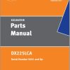 Doosan Excavator DX225LCA Parts Manual 5001 and up K1049154CEF 12.2012 1