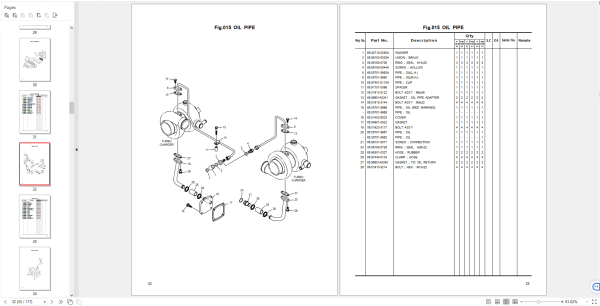 Doosan V158TI V180TI V222TI AD158TI AD180TI AD222TI Spare Parts Catalogue 8117A 2