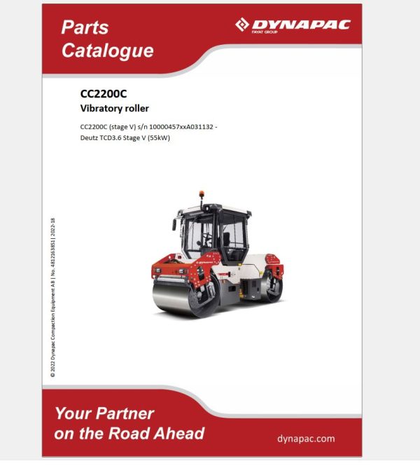 Dynapac Machinery 34.6 GB PDF EN 2022 Part Catalog Operator Maintenance Manual Full DVD 5