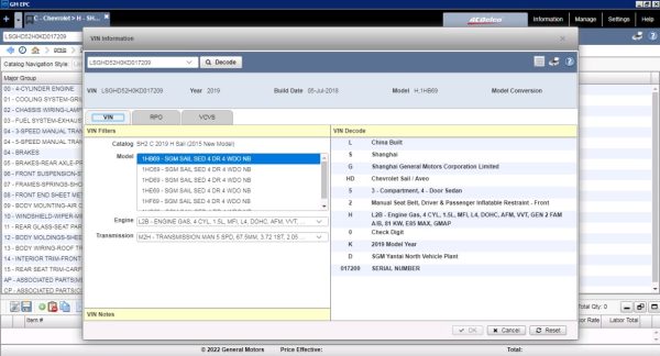 General Motors GMIO EPC 09.2022 Spare Parts Catalog VMWare Win7 64bit 4 1