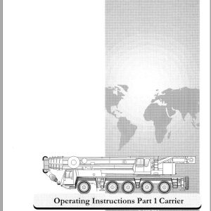 Grove Crane GMK 5180 Parts Catalog Schematics Service Manual Operation and Maintenance Manual EN DE 1