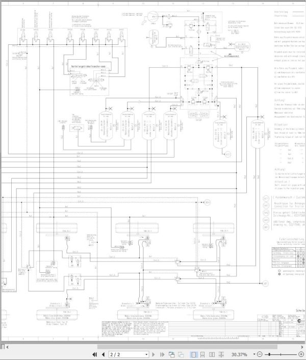 Grove Crane GMK 5250L 1 Parts Catalog Pneumatic Schematic Maintenance Manual EN DE 1