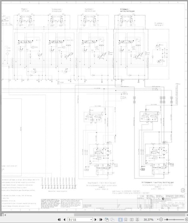 Grove Crane GMK 5250XL 1 Parts Catalog Schematics Operation and Maintenance Manual EN DE 1