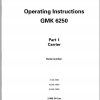 Grove Crane GMK 6250 Operation Manual Pneumatic Schematic