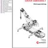 Grove Crane GMK 6300L 1 Parts Catalog Schematics Operation and Maintenance Manual EN DE 1