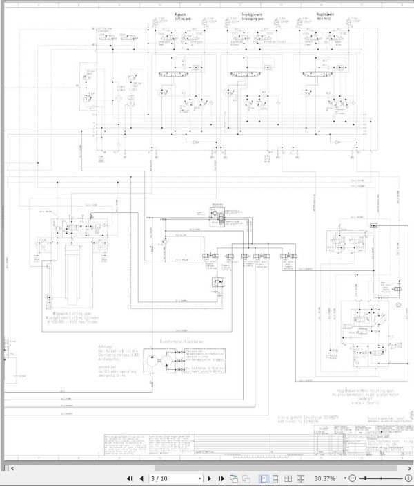 Grove Crane GMK 6300L Parts Catalog Schematics Operation and Maintenance Manual EN DE 1