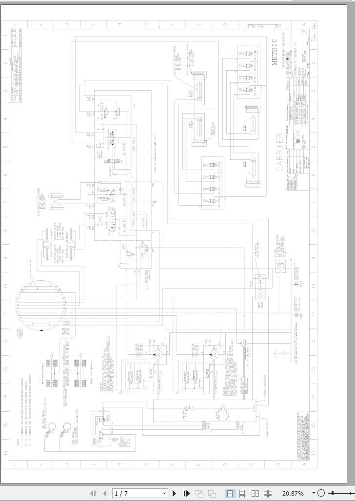 Grove Crane GRT800 Hydraulic Schematic