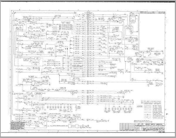 Grove Crane RT700B Schematics Operator Manual 1
