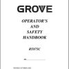 Grove Crane RT875C Operator Manual and Schematic