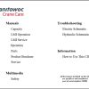 Grove Crane RT890E Service Operator Parts Manual and Schematic 230582