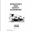 Grove Crane TM875 Operator Manual