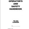 Grove Crane TM890 Operator Manual
