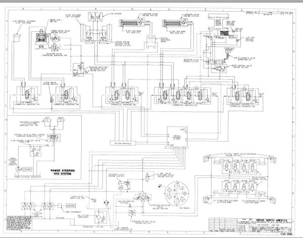 Grove Crane TMS300 Hydraulic Schematic