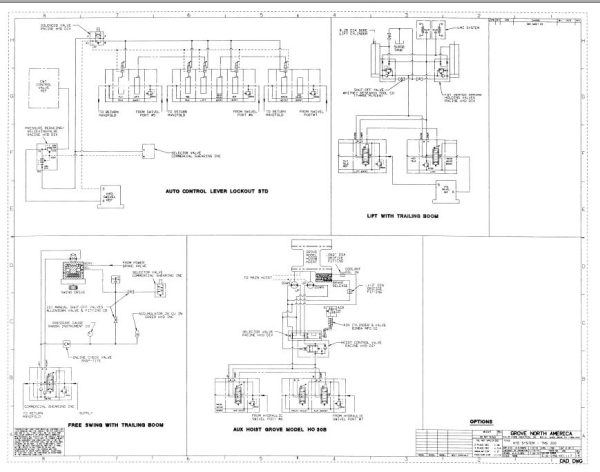 Grove Crane TMS300 Hydraulic Schematic 1
