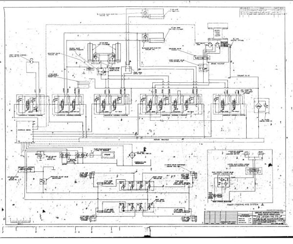 Grove Crane TMS375 Electrical and Hydraulic Schematic