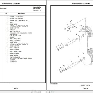 Grove Crane TMS540 Parts Catalog