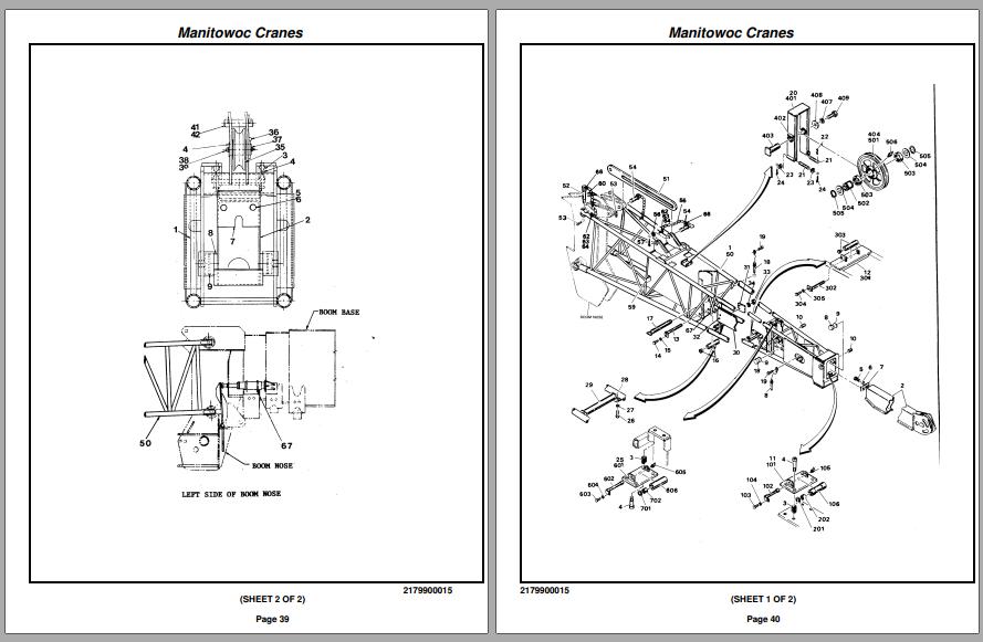 Grove Crane TMS760 Parts Catalog