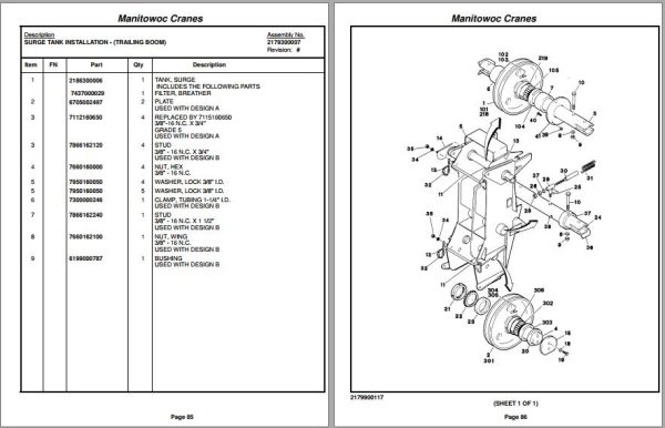 Grove Crane TMS760 Parts Catalog 1