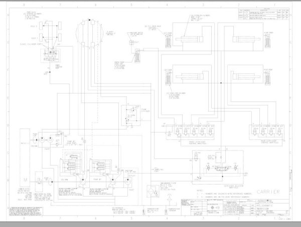 Grove Crane TMS80013 Hydraulic Schematic