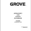 Grove Crane TMS900E Operator Manual and Schematics