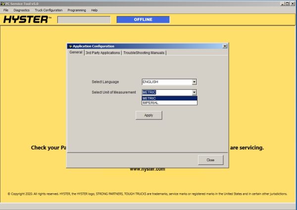 Hyster PC Service Tool v5.0 09.2022 Diagnostic Software DVD 4