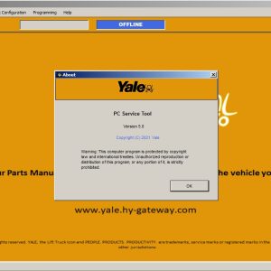 Hyster Yale PC Service Tool v5.0 09.2022 Diagnostic Software DVD 1