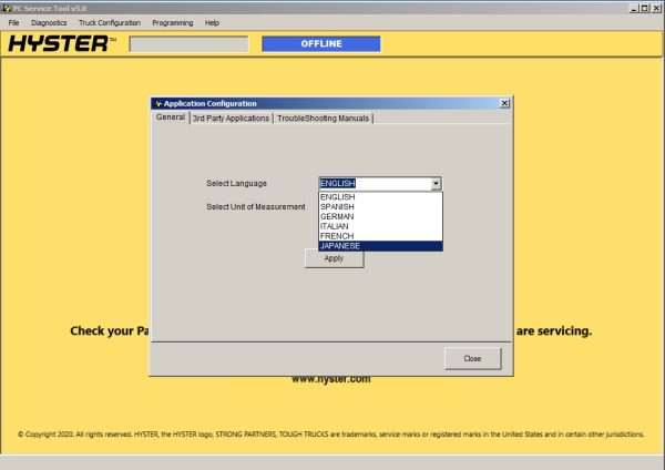 Hyster Yale PC Service Tool v5.0 09.2022 Diagnostic Software DVD 3