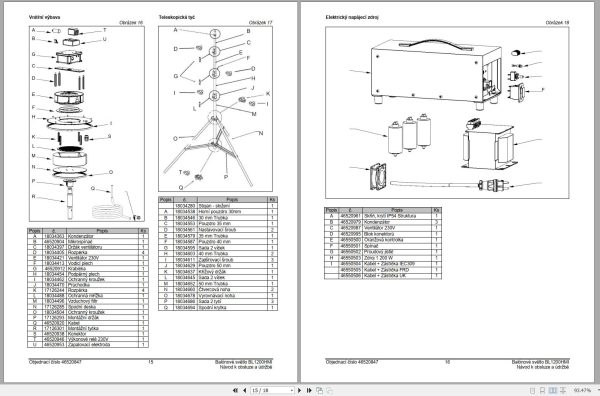 Ingersoll Rand Balloon Light BL1200 Operation and Maintenance Manual 2012 CZ IT 1