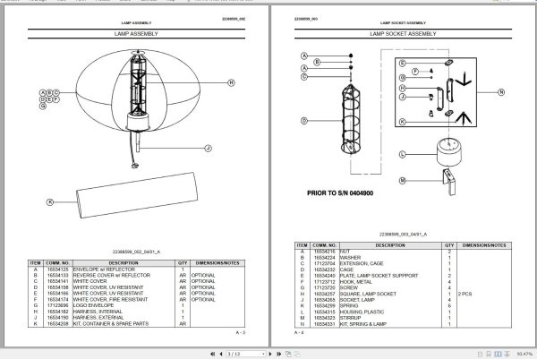 Ingersoll Rand Balloon Light BL2000A Operation and Maintenance Manual 2012 1