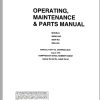 Ingersoll Rand Compressor Module 950H Parts Manual Operating and Maintenance Manual 2012