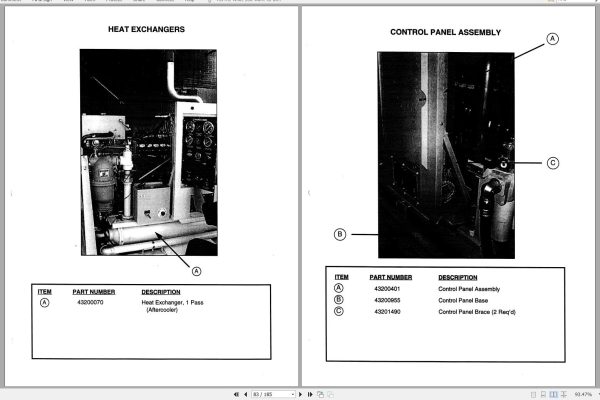 Ingersoll Rand Compressor Module 950H Parts Manual Operating and Maintenance Manual 2012 1