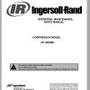 Ingersoll Rand Compressor Module HP185CMH Parts Manual Operating and Maintenance Manual 2012 1