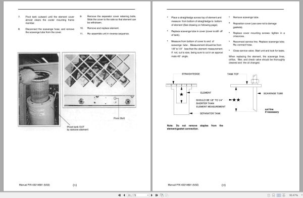 Ingersoll Rand Compressor Module HP185CMH Parts Manual Operating and Maintenance Manual 2012 2