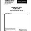 Ingersoll Rand Compressor Module VHP300CM Parts Manual Operating and Maintenance Manual 2012