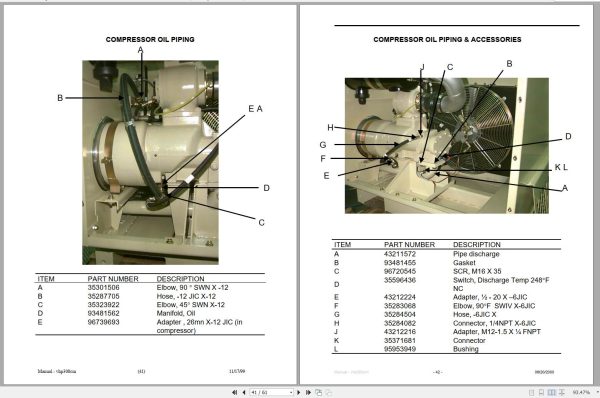 Ingersoll Rand Compressor Module VHP300CM Parts Manual Operating and Maintenance Manual 2012 1