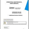 Ingersoll Rand Compressor Module VHP300CMH Parts Manual Operating and Maintenance Manual 2012