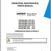 Ingersoll Rand Compressor Module VHP400CMH Parts Manual Operating and Maintenance Manual 2012