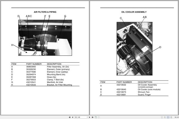 Ingersoll Rand Compressor Module VHP500CMH Parts Manual Operating and Maintenance Manual 2012 2