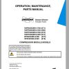 Ingersoll Rand Compressor Module VHP550CMH Parts Manual Operating and Maintenance Manual 2012 1