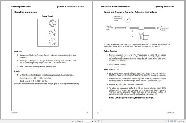 Ingersoll Rand Compressor Module VHP90CMH Operation Maintenance Manual 2012 1