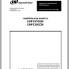 Ingersoll Rand Compressor Module XHP1070CM Parts Manual Operating and Maintenance Manual 2012