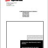 Ingersoll Rand Compressor Module XHP750CMH Parts Manual Operating and Maintenance Manual 2012
