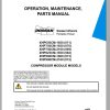 Ingersoll Rand Compressor Module XHP825CM Parts Manual Operating and Maintenance Manual 2012 1